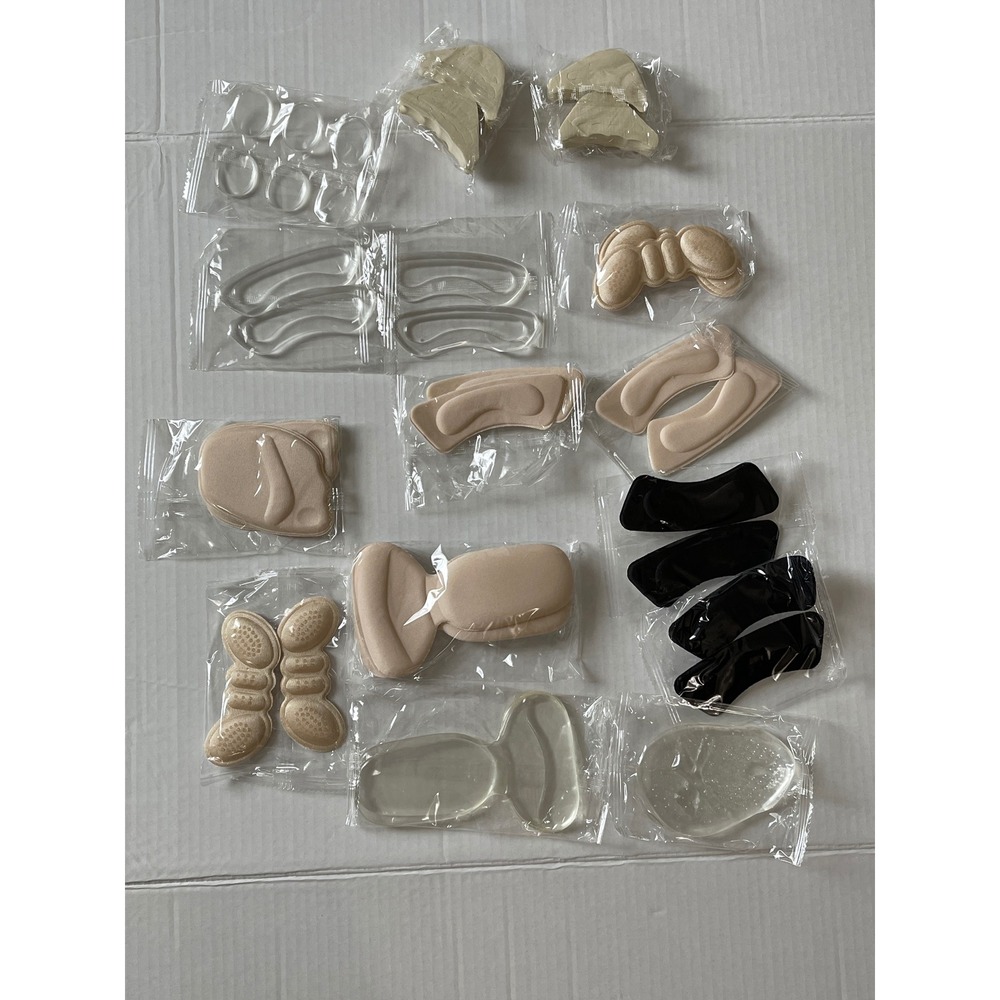 Women's Heel Inserts Cushion Pads Gel Shoe Comfort Lot High Heel Cushions - Picture 2 of 10